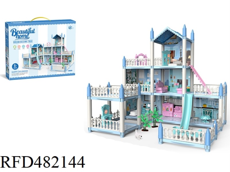 DIY ASSEMBLED VILLA - BLUE 7 BEDROOMS