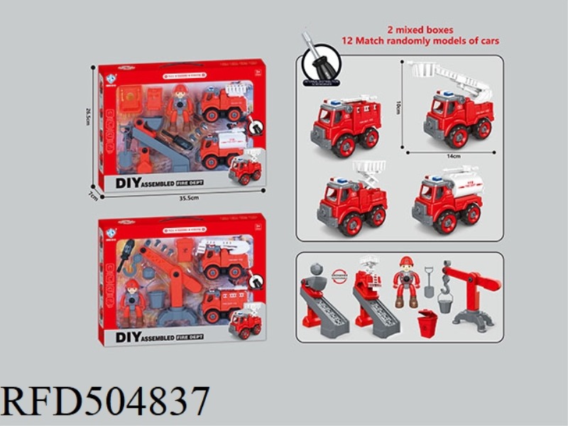 DIY DISASSEMBLING AND ASSEMBLING VEHICLE FIRE PROTECTION KIT