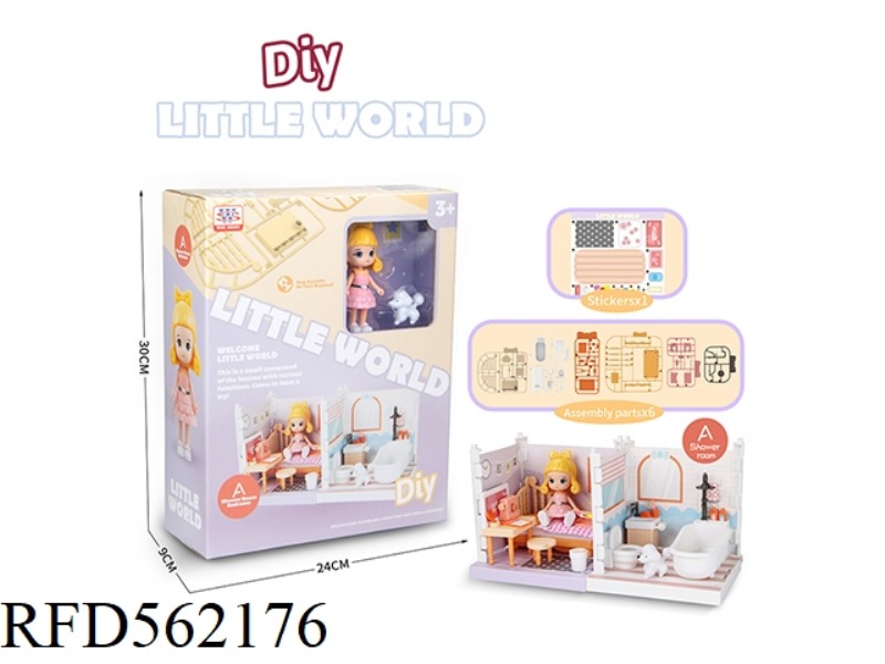 SMALL TEA WORLD ASSEMBLY TOY