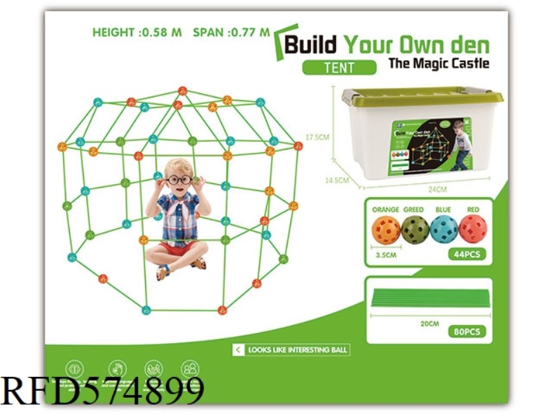 PUZZLE CHANGING SHAPE MOSAIC TOY 124PCS