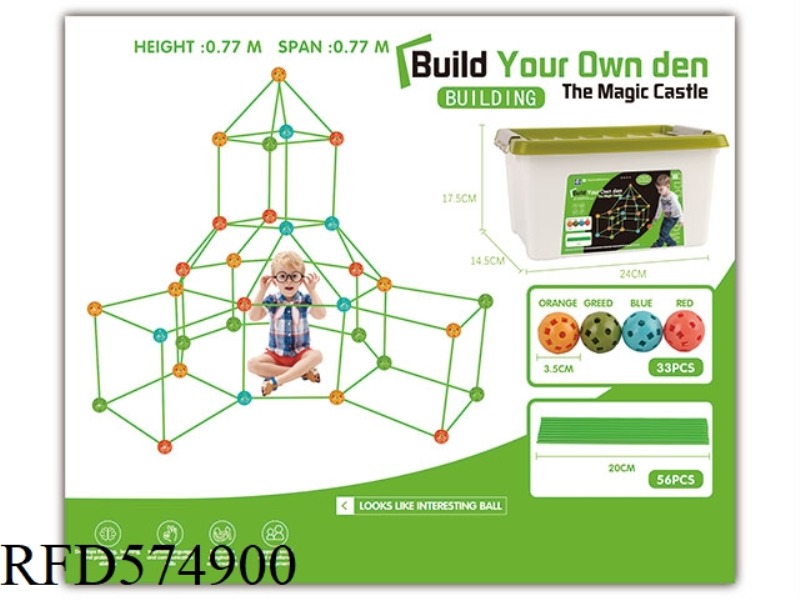 PUZZLE CHANGING SHAPE INTERLOCKING TOYS 89PCS