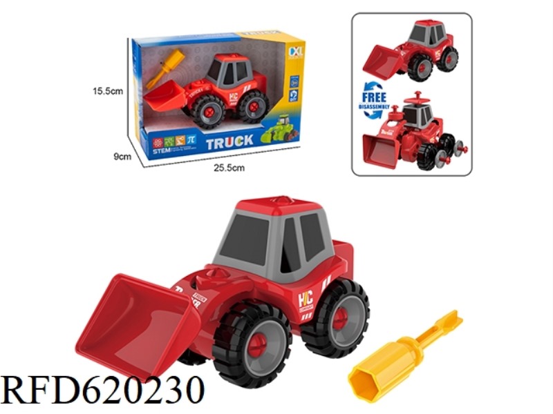 DIY PUZZLE ASSEMBLING BULLDOZER ENGINEERING CAR