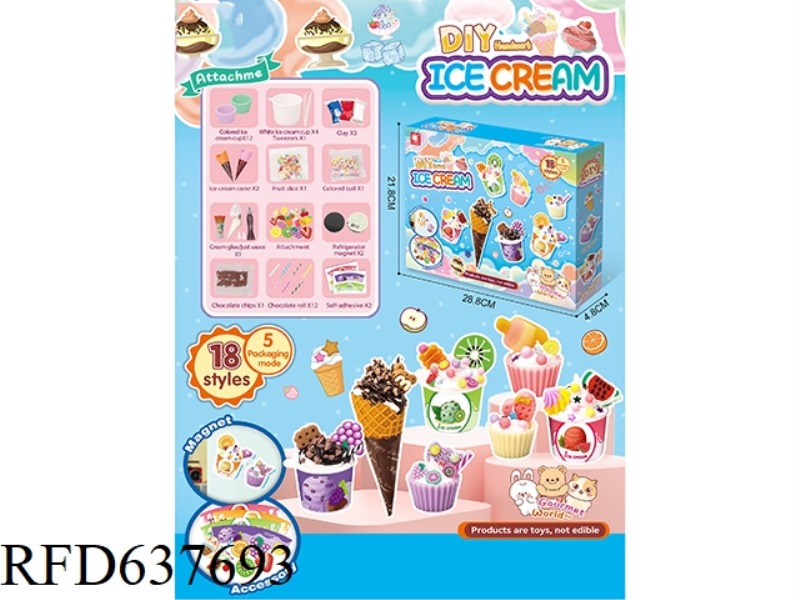 HENGBEIBEI DIY HANDMADE ICE CREAM SUIT