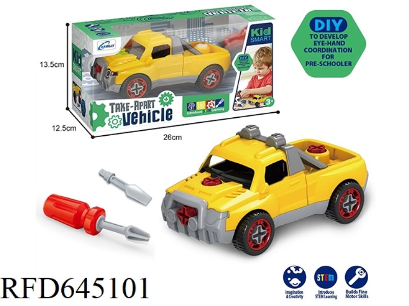 DISMANTLE PICKUP TRUCK