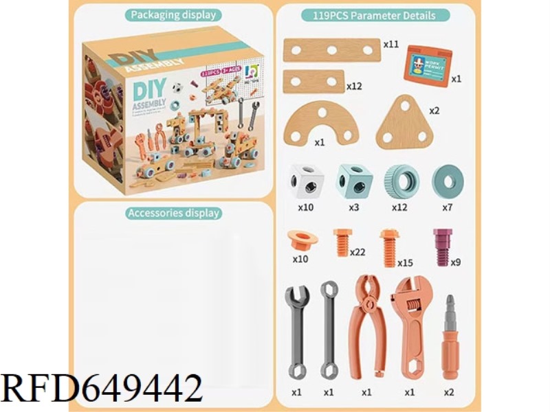 DIY ASSEMBLING TOOLS -119 SETS