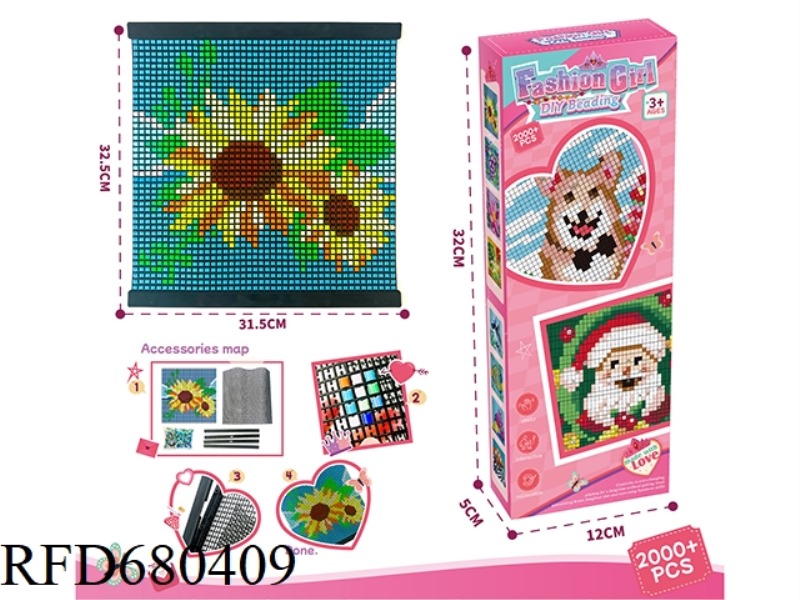 SUNFLOWER CREATIVE DIY BEAN COLLAGE