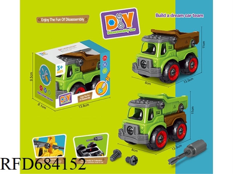 PUZZLE DISASSEMBLY AND ASSEMBLY OF FARMER'S CART