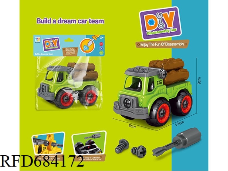 PUZZLE DISASSEMBLY AND ASSEMBLY OF FARMER'S WOODEN CART