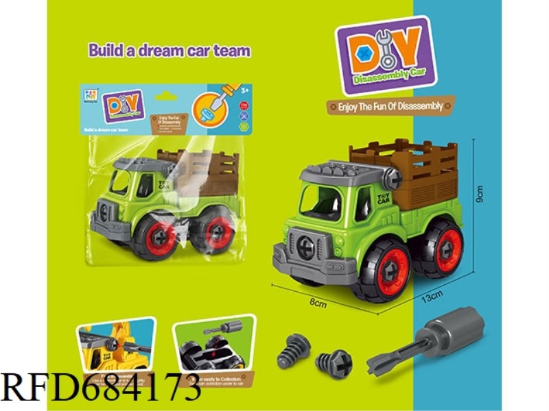PUZZLE DISASSEMBLY FARMER FENCE CAR