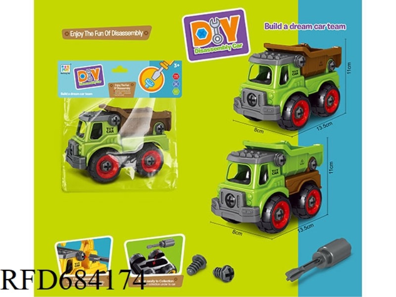 PUZZLE DISASSEMBLY AND ASSEMBLY OF FARMER'S CART
