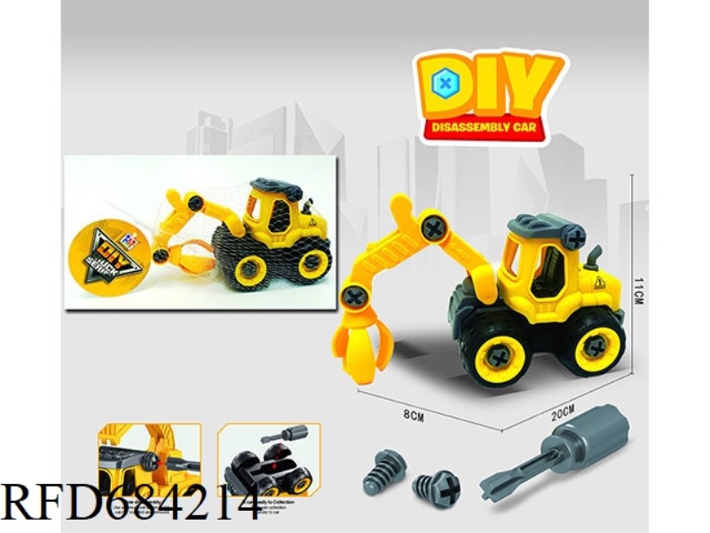 PUZZLE DISASSEMBLY AND ASSEMBLY ENGINEERING CRANE
