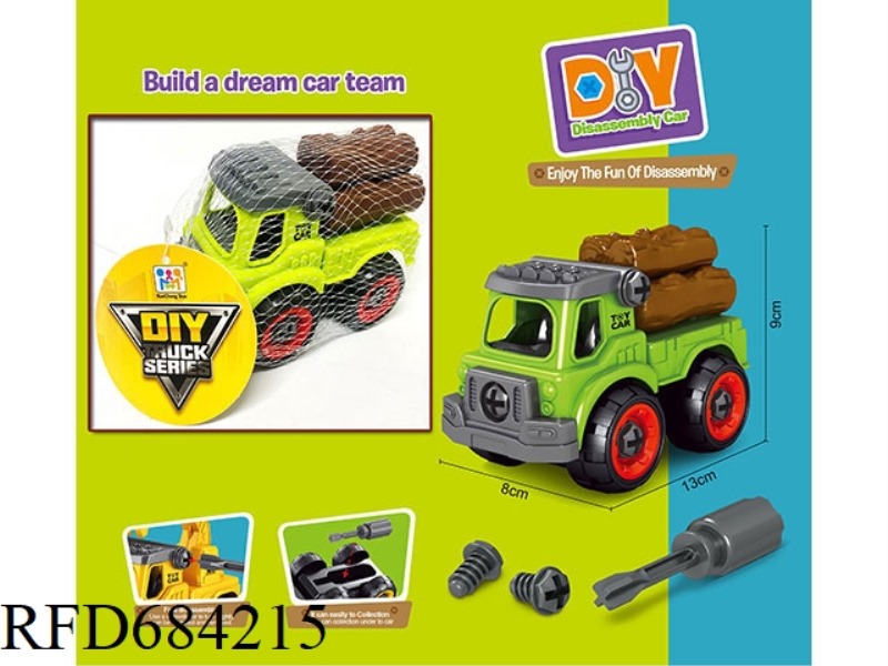PUZZLE DISASSEMBLY AND ASSEMBLY OF FARMER'S WOODEN CART