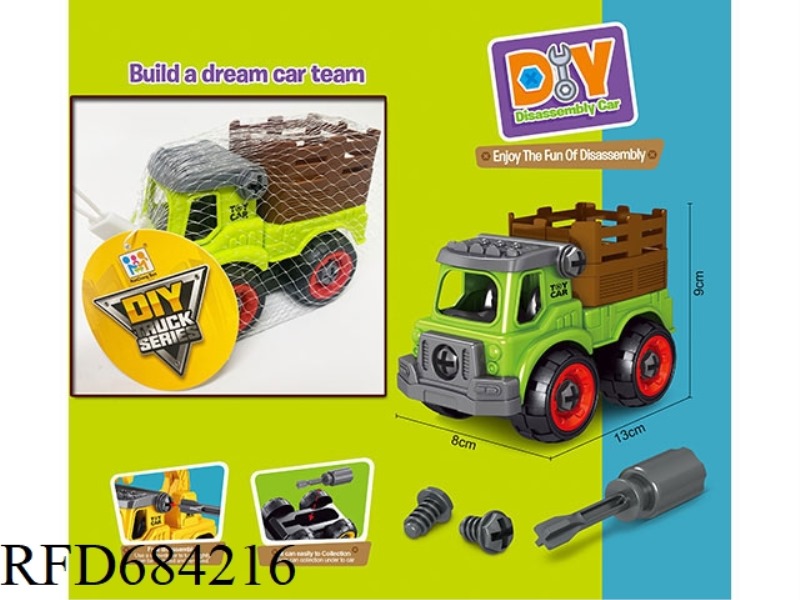 PUZZLE DISASSEMBLY FARMER FENCE CAR