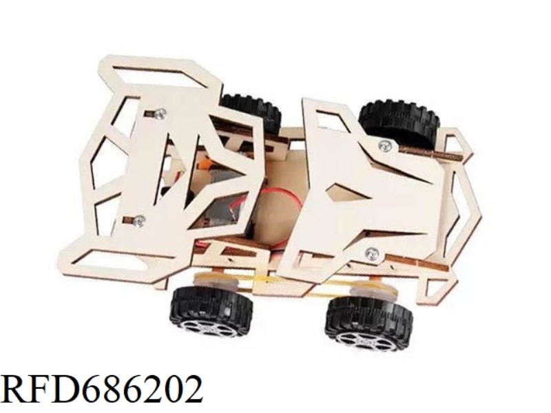 DIY CHILDREN'S INVENTION HANDICRAFT EXPERIMENT SET - FOUR-WHEEL DRIVE RACING CAR