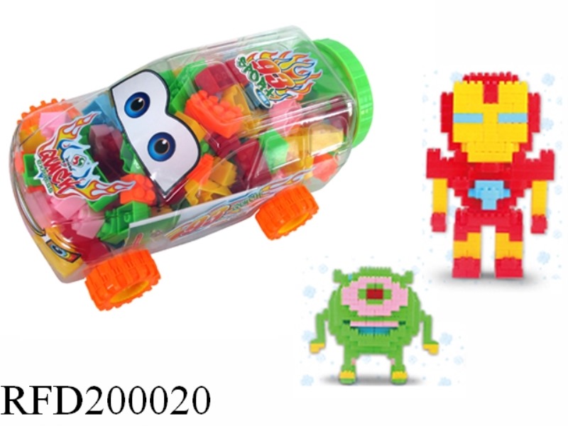 BUILDING BLOCK(ABOUT 138PCS)