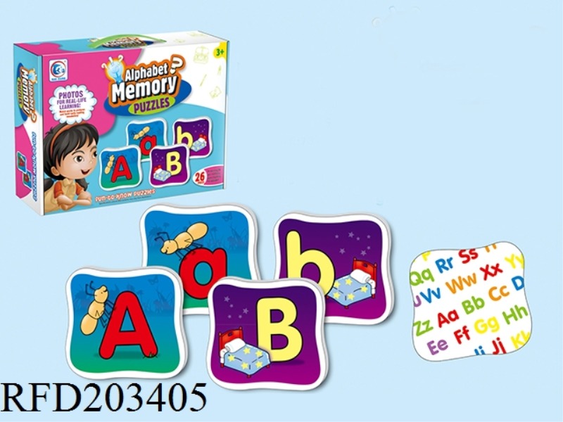 PUZZLE-ALPHABETIC MEMORY MATCHING