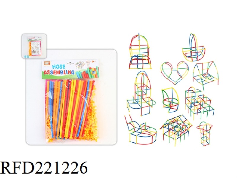 STRAW BUILDING BLOCKS 110PCS