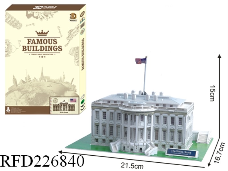 PUZZLES WHITE HOUSE-WASHINGTON 40PCS