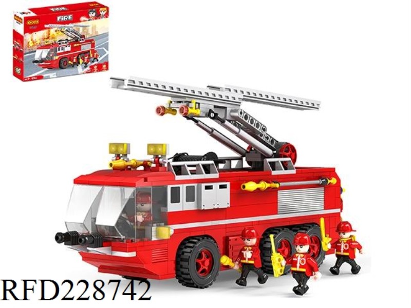 PUZZLE BUILDING BLOCKS/SMALL PARTICLES/FIRE FIGHTING/424PCS