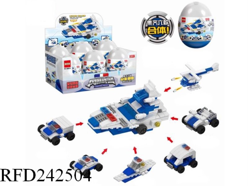 BUILDING BLOCK EGG 6PCS