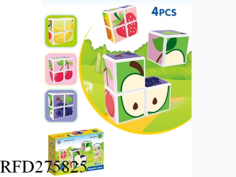 MAGNETIC BUILDING BLOCK 4PCS