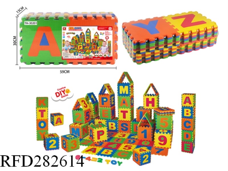 EVA ENGLISH LETTER PUZZLE 26PCS