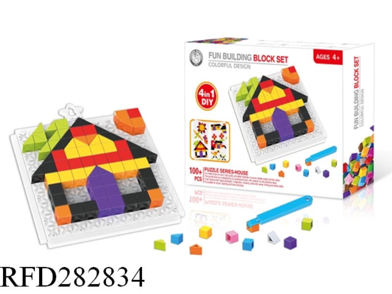 HOUSE BLOCK PUZZLE SERIES 100+PCS