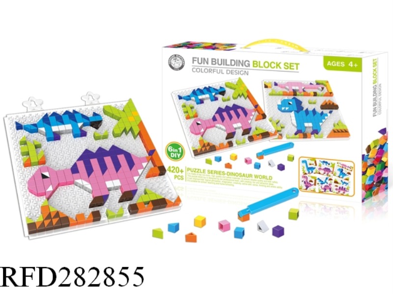 DINOSAUR WORLD BLOCK PUZZLE SERIES 420+PCS