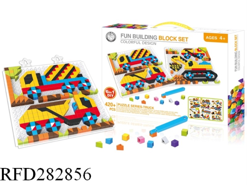 SHOP TRUCK BLOCK PUZZLE SERIES 420+PCS