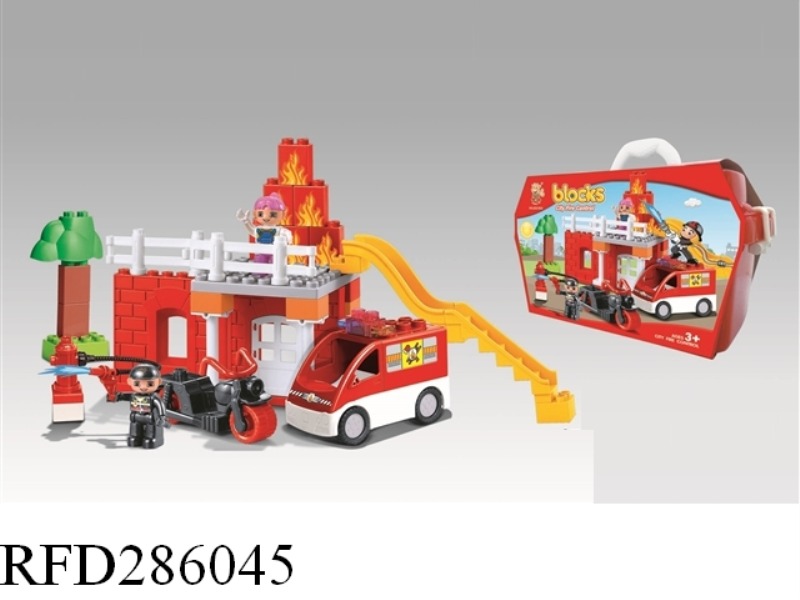 BUILDING BLOCKS - URBAN FIRE FIGHTING AND RESCUE 47PCS