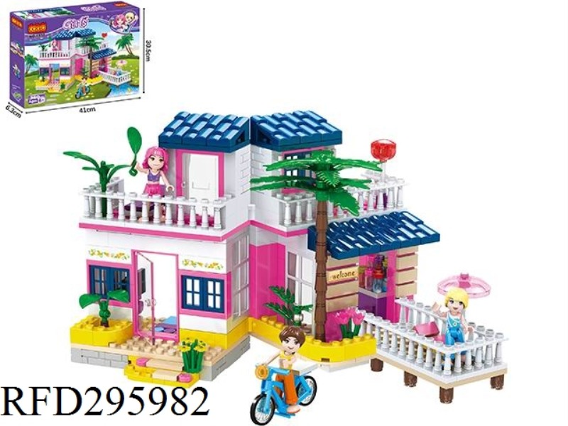 PUZZLE BLOCKS/SMALL PARTICLES/NEW GIRL SERIES-SUNSHINE VILLA/360PCS