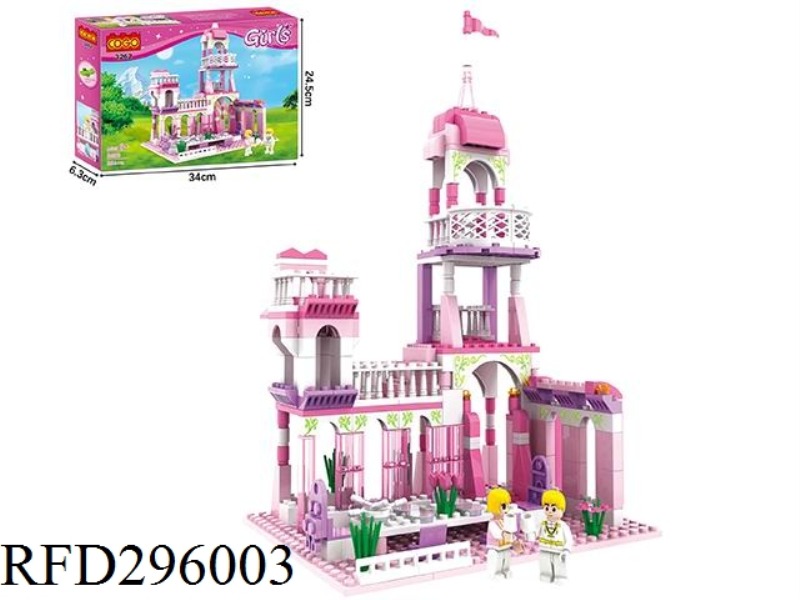 PUZZLE BLOCKS/SMALL PARTICLES/PRINCESS SERIES/254 PIECES_PRINCESS CASTLE