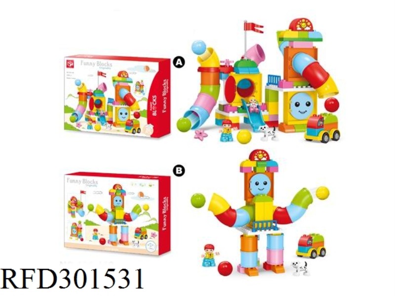 BUILDING BLOCKS-PIPELINE PARADISE 80PCS