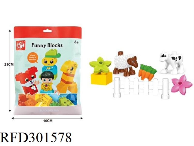 BUILDING BLOCKS-MY RANCH 7PCS