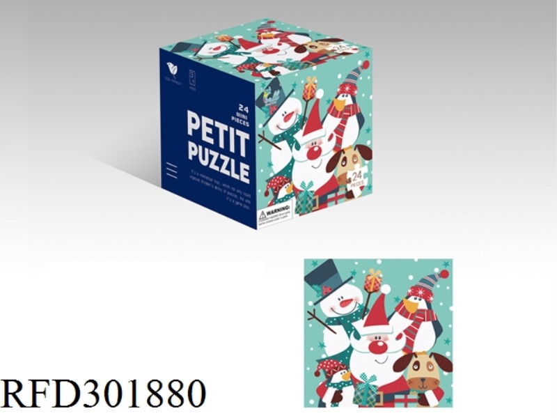 SNOWMAN MINI CARTOON PUZZLE 24PCS