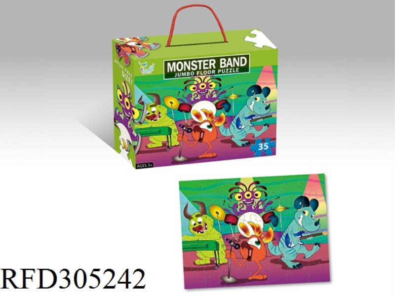 MONSTER BAND PUZZLE 35PCS