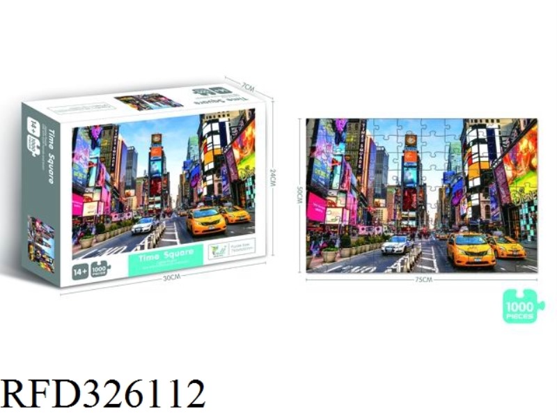 TIMES SQUARE PUZZLES 1000PCS