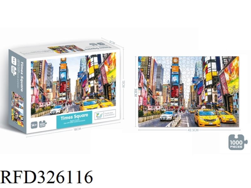 TIMES SQUARE PUZZLES 1000 PCS