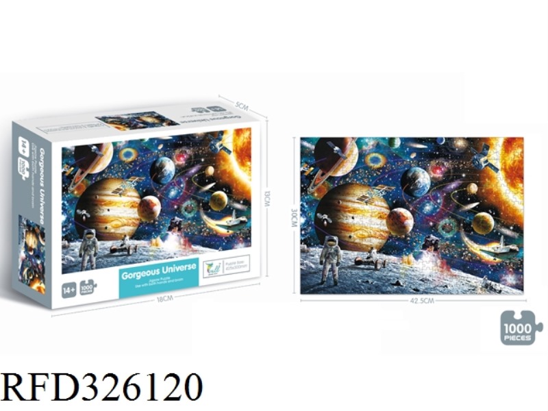 SPACE TOURIST PUZZLE 1000 PCS