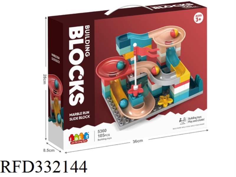CREATIVE SLIDE BLOCKS 105PCS