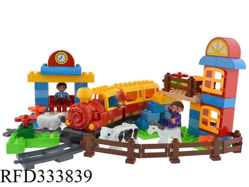 FUN FARM RAIL TRAIN 95PCS