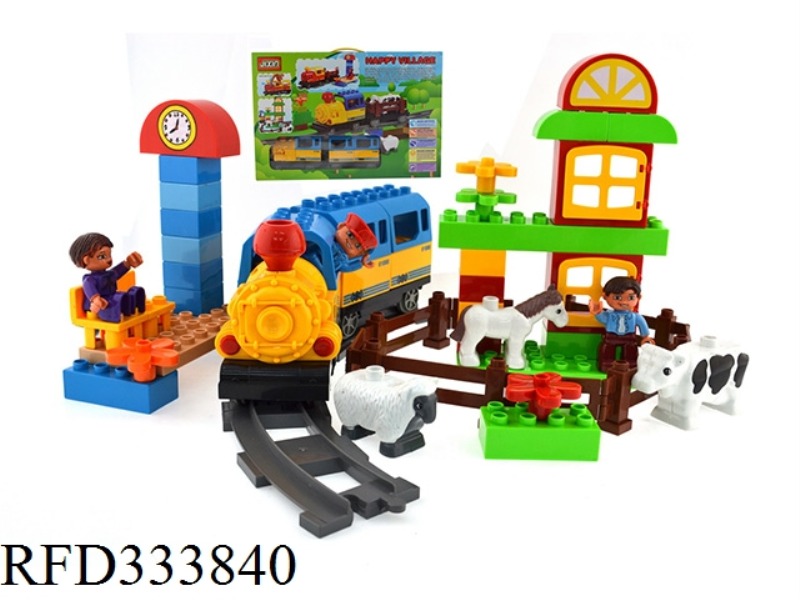 HAPPINESS COUNTRY RAIL TRAIN 36PCS