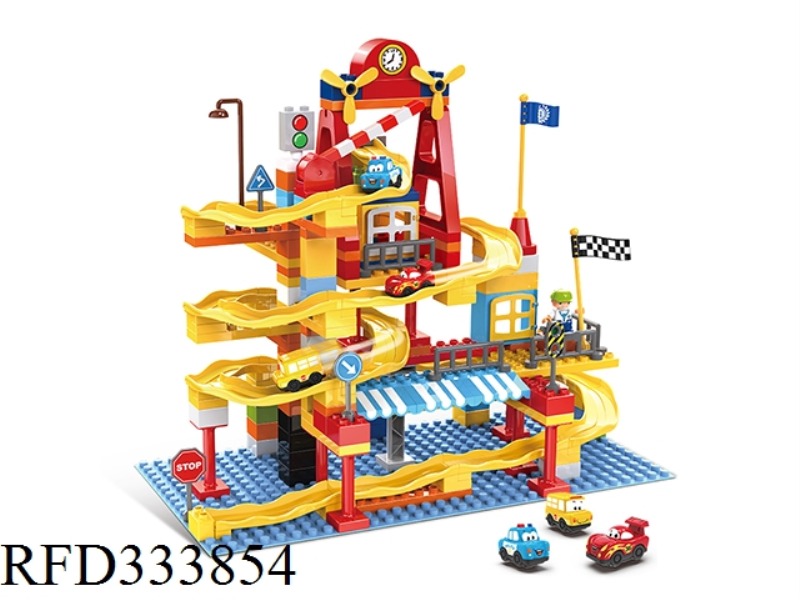 RACING CAR SLIDE 156PCS