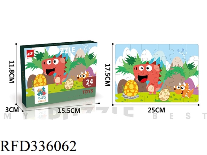 24 PIECES OF PUZZLE (4 ASSORTED)