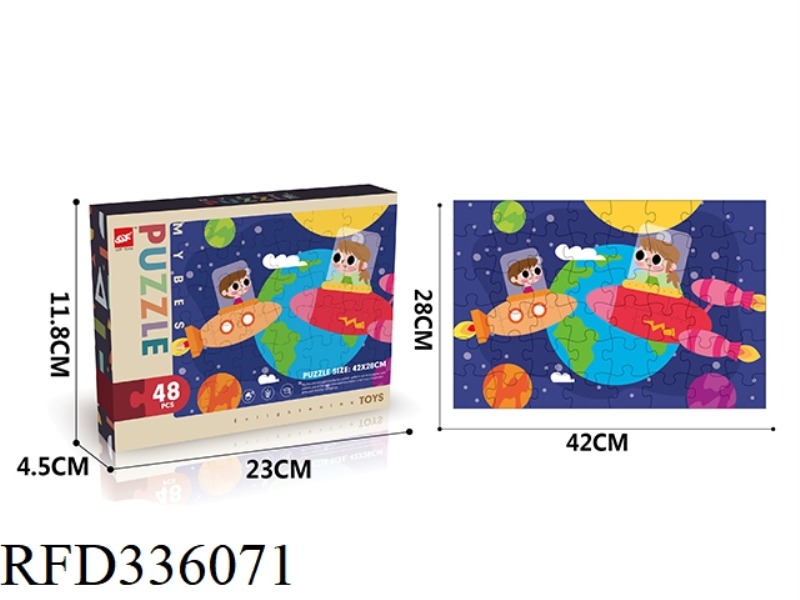 48-PIECE PUZZLE (4 TYPES ASSORTED)