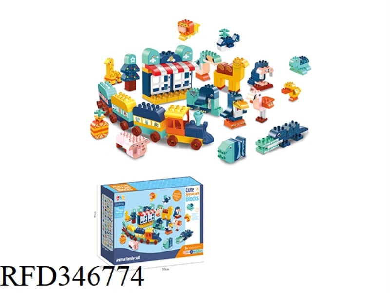 18 ANIMAL BUILDING BLOCKS/301PC