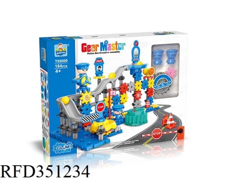 POLICE ELECTRIC GEAR BUILDING BLOCKS 