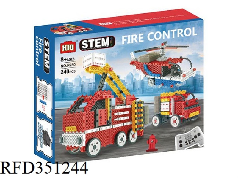 5-IN-1 FIRE REMOTE CONTROL BUILDING BLOCK SET 240PCS