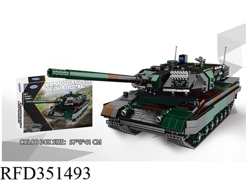 LEOPARD 2A6 TANK 1346PCS