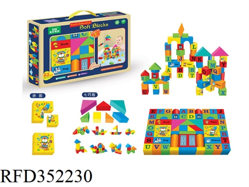 63 EVA SOFTWARE COLOR PRINTING BLOCKS